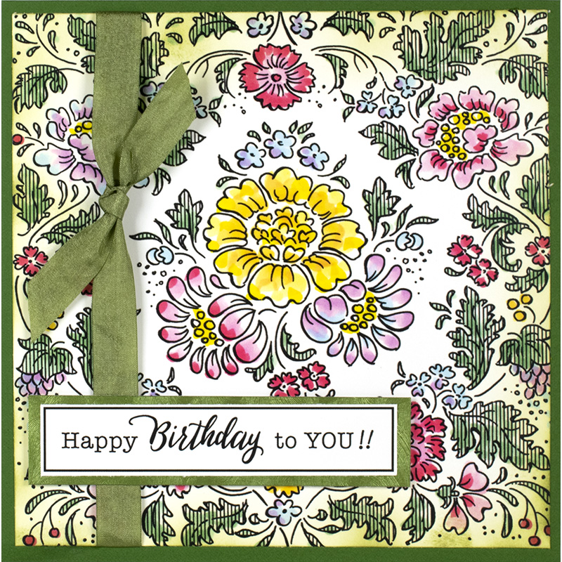 Blooming Tapestry - Cling Stamp