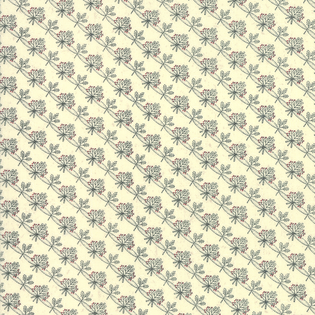 Snowbound Winter Ribbon Snow - Quilt Fabric