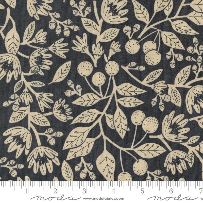 Bloom And Grow Twigs - Black - Quilt Fabric
