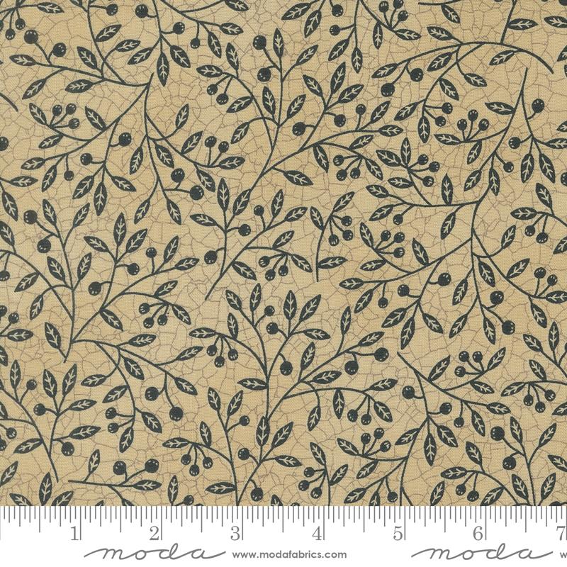 Bloom And Grow Vines - Tan - Quilt Fabric