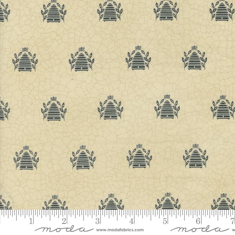 Bloom And Grow Beehive - Linen - Quilt Fabric