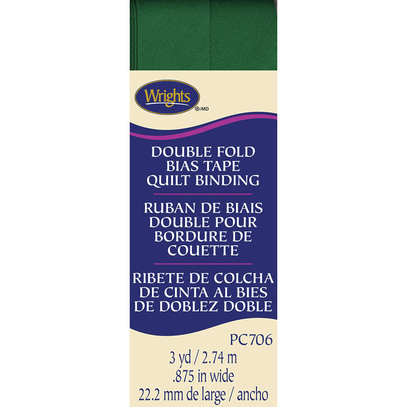 Bias Tape Quilt Binding - Emerald