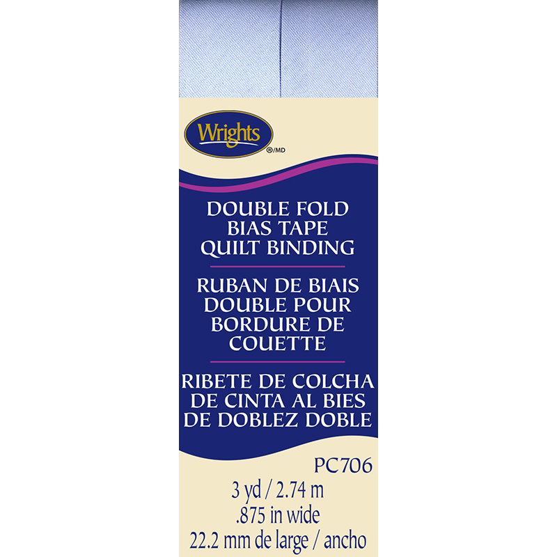 Bias Tape Quilt Binding - Light Blue