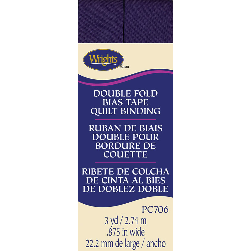 Bias Tape Quilt Binding - Plum