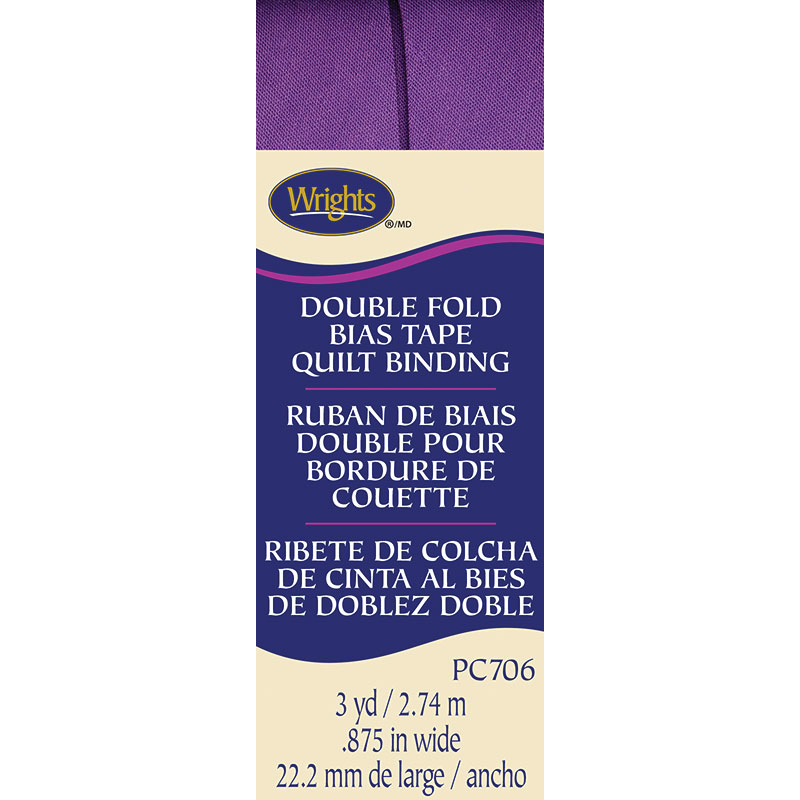 Bias Tape Quilt Binding - Purple