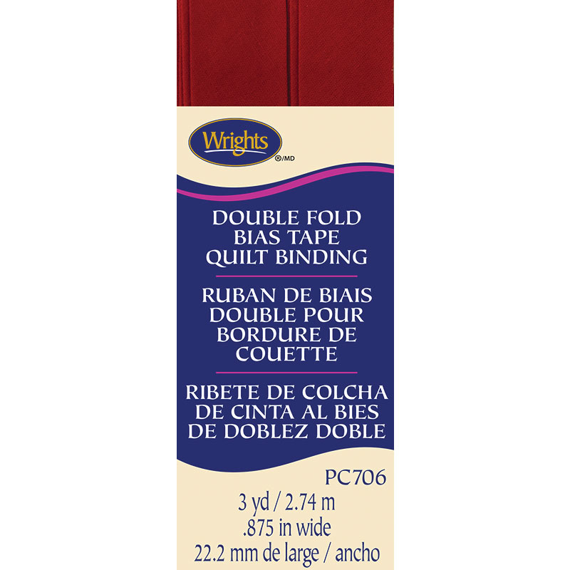 Bias Tape Quilt Binding - Red