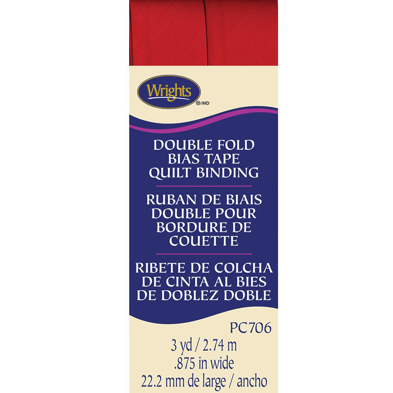 Bias Tape Quilt Binding - Scarlet