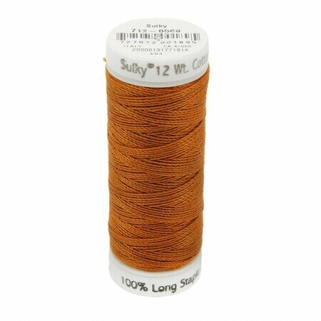 Cinnamon - Sulky 12wt Cotton Petites Thread 50 yds