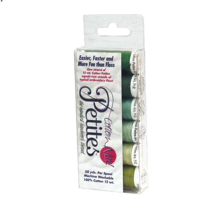 Cotton Petites 12wt 6ct Greens 08