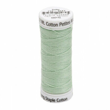 Mint Green - Sulky 12wt Cotton Petites Thread 50 yds
