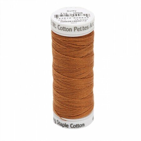 Medium Tawny Tan - Sulky 12wt Cotton Petites Thread 50 yds