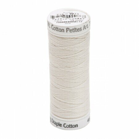 Off White - Sulky 12wt Cotton Petites Thread 50 yds