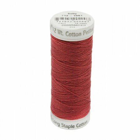 Brick - Sulky 12wt Cotton Petites Thread 50 yds