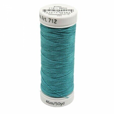Turquoise - Sulky 12wt Cotton Petites Thread 50 yds