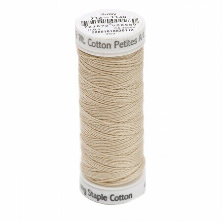 Deep Ecru - Sulky 12wt Cotton Petites Thread 50 yds