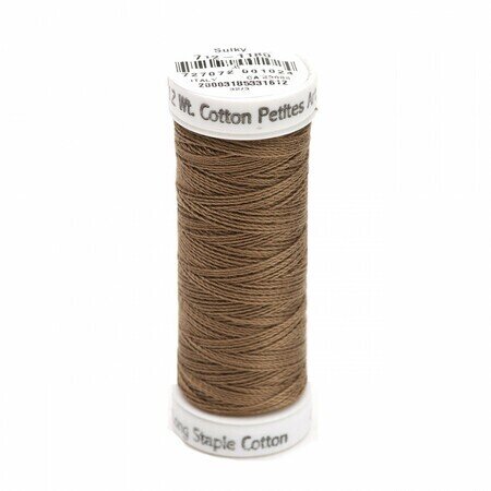 Medium Taupe - Sulky 12wt Cotton Petites Thread 50 yds