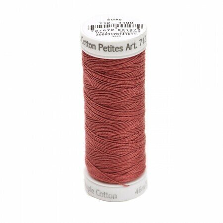 Medium Burgundy - Sulky 12wt Cotton Petites Thread 50 yds