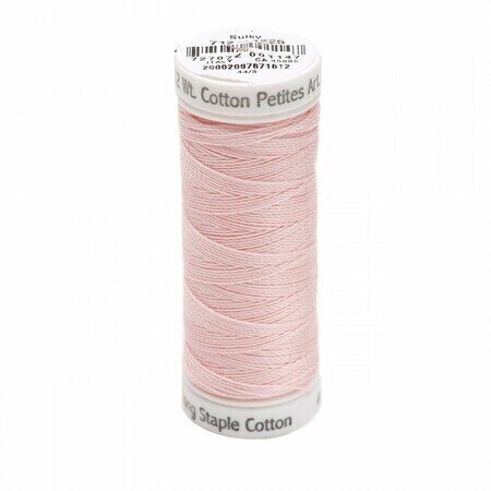 Pastel Pink - Sulky 12wt Cotton Petites Thread 50 yds