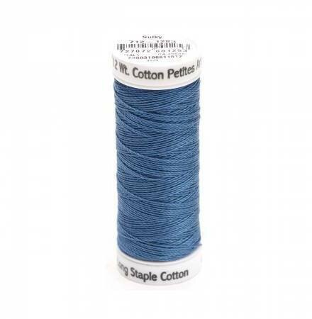 Slate Grey - Sulky 12wt Cotton Petites Thread 50 yds