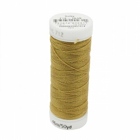 Flax - Sulky 12wt Cotton Petites Thread 50 yds