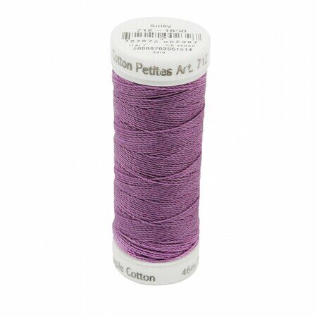 Lilac - Sulky 12wt Cotton Petites Thread 50 yds