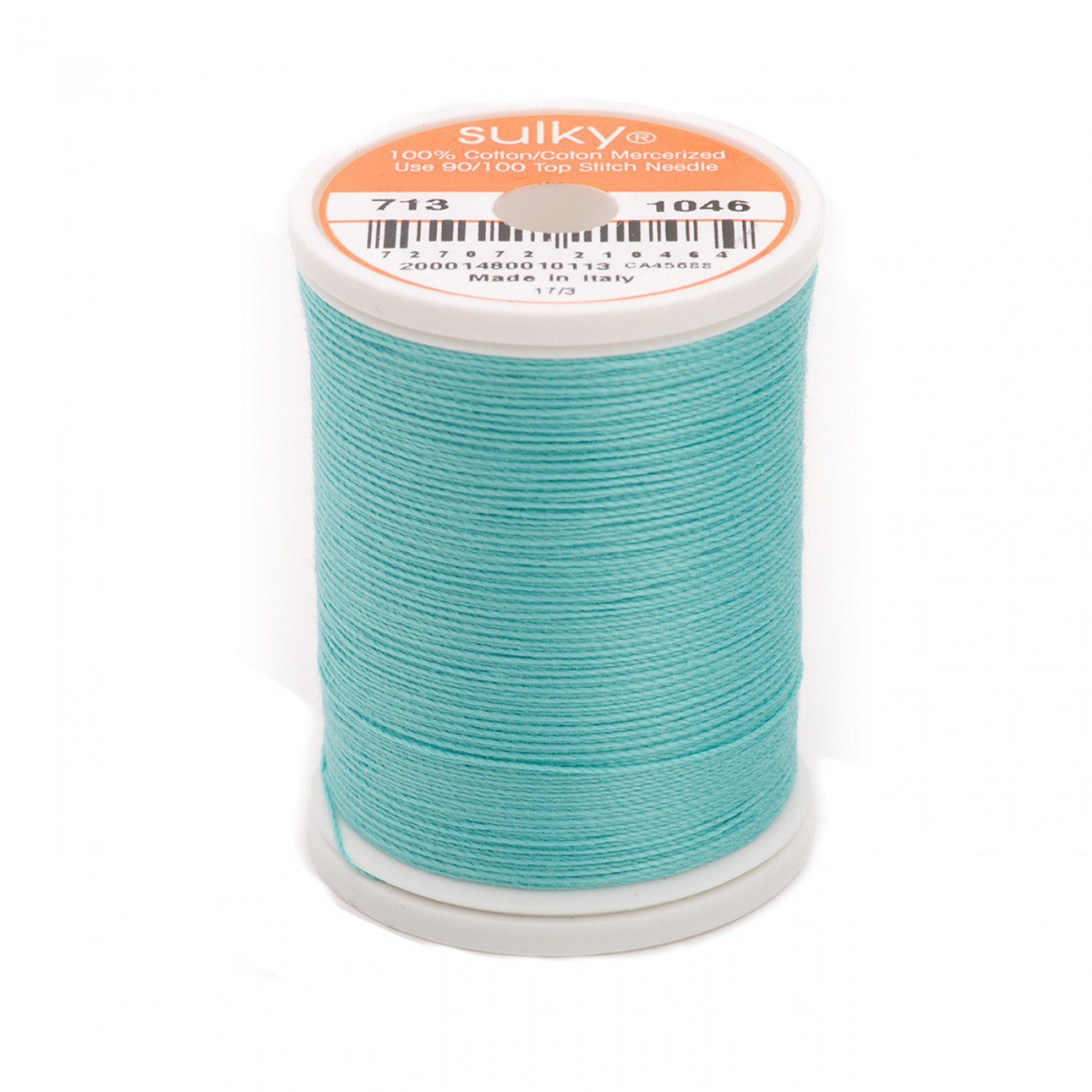 12 Wt Cotton Thread 330yds Teal 1046