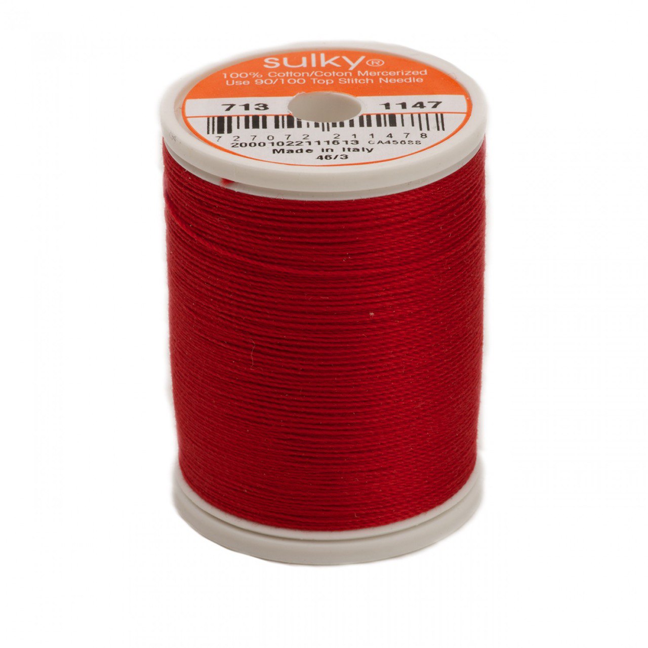 12 Wt Cotton Thread 330yds Christmas Red 1147