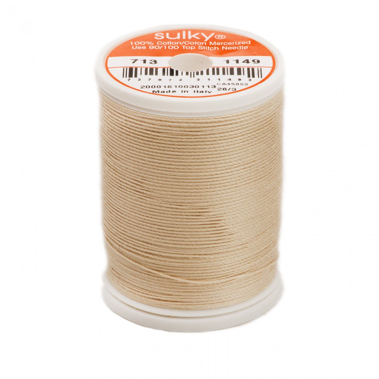 12 Wt Cotton Thread 330yds Deep Ecru 1149