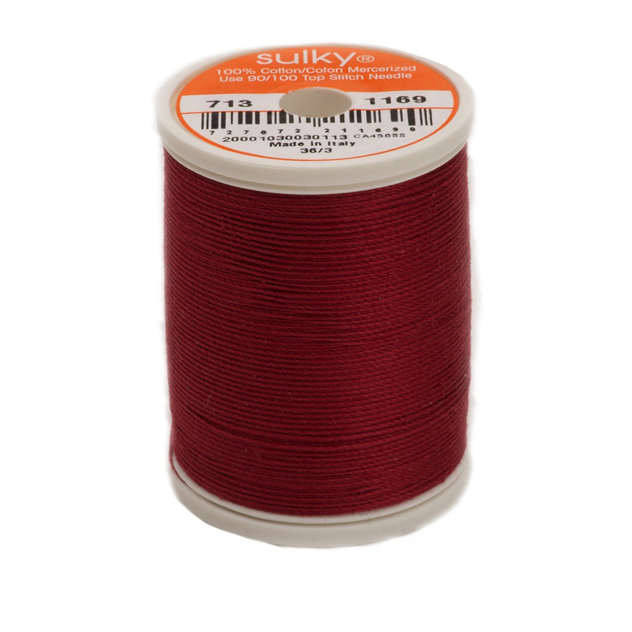 12 Wt Cotton Thread 330yds Bayberry Red 1169
