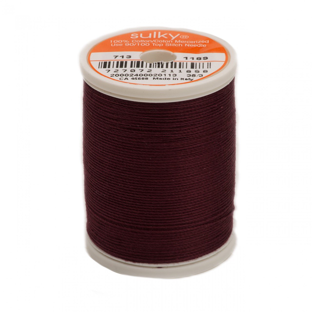 12 Wt Cotton Thread 330yds Dark Chestnut 1189