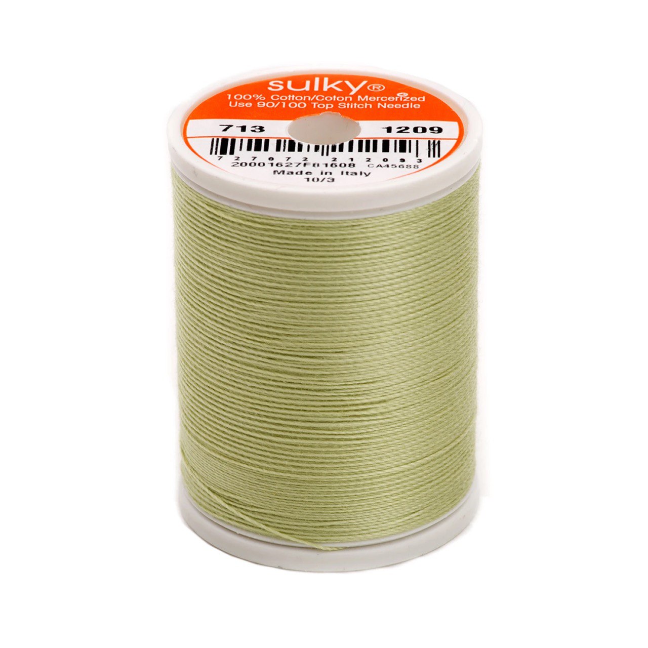 12 Wt Cotton Thread 330yds Light  Avocado 1209