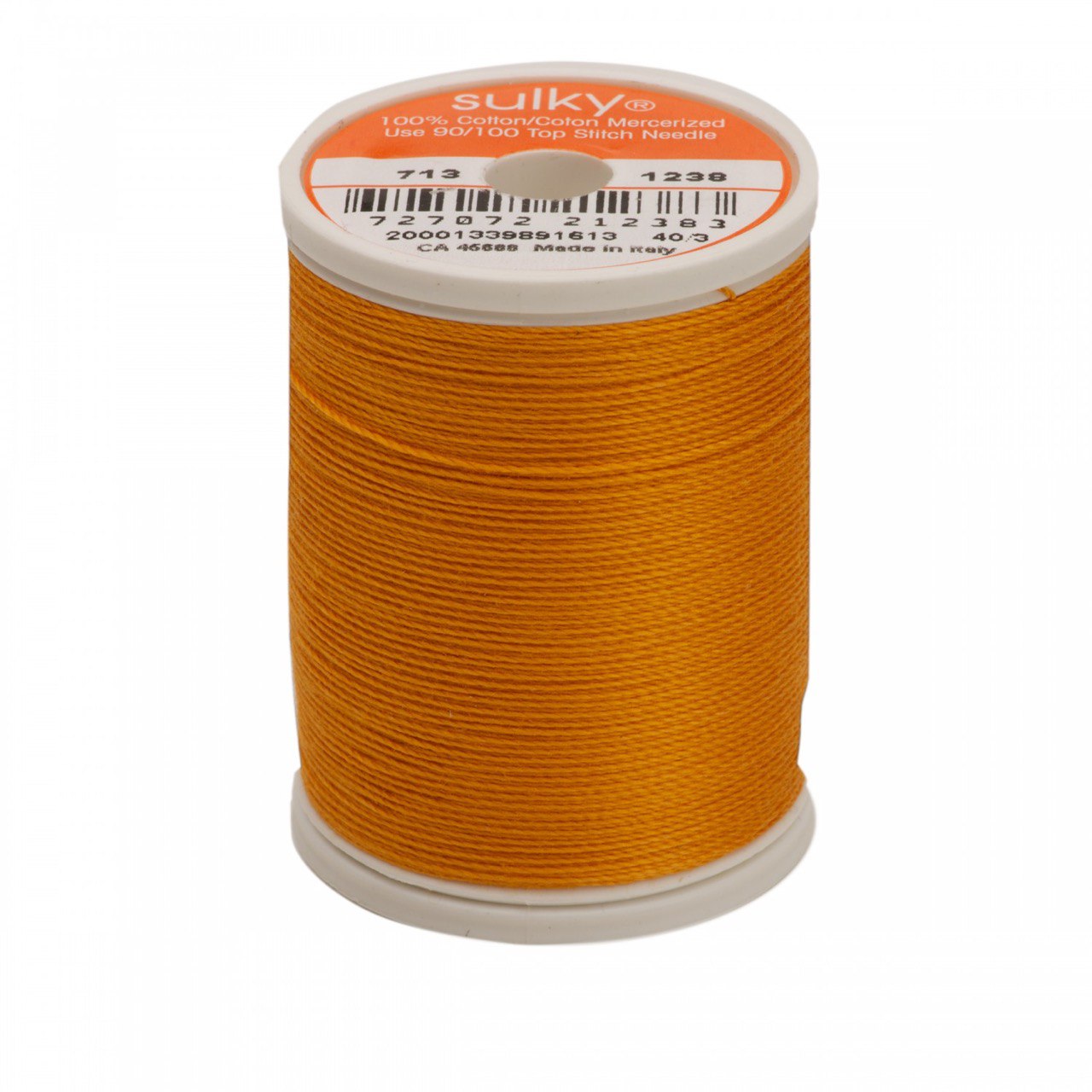 12 Wt Cotton Thread 330yds Orange Sunrise 1238