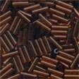 Mill Hill 72023 Root Beer Bugle Beads - 6mm Long
