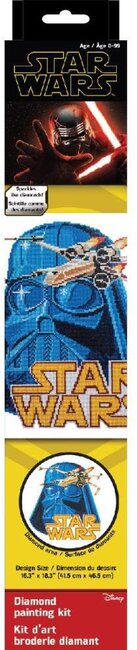 Star Wars - Vader and X-Wing - Diamond Painting Kit