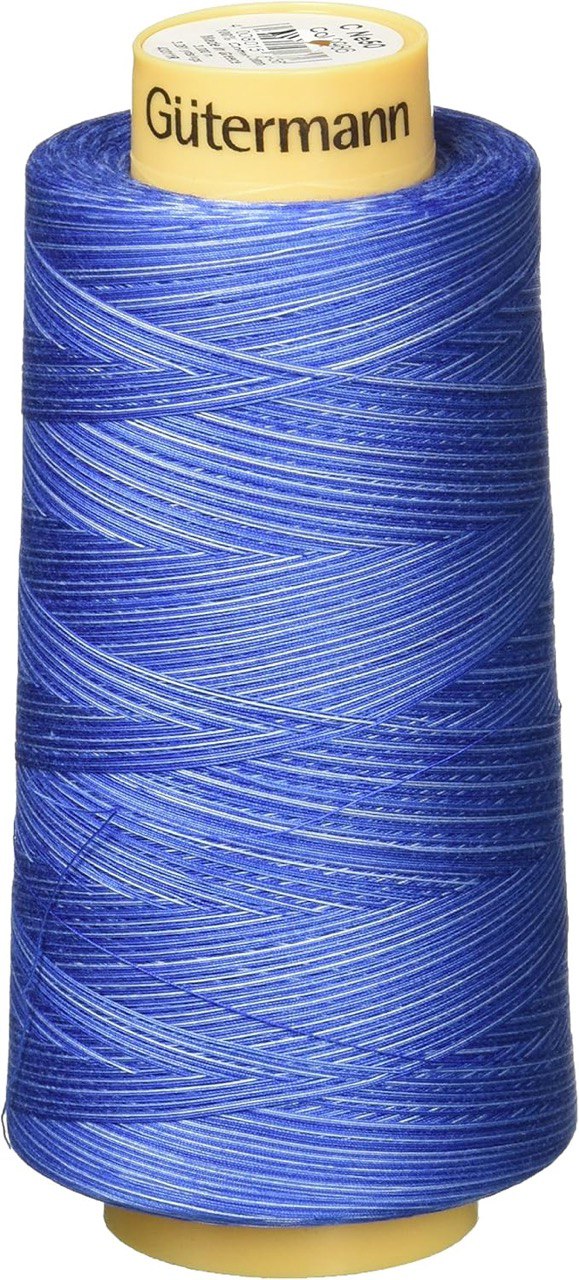 Variegated Cotton Thread 3000m Deep Evening Sky 9986