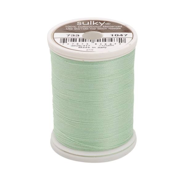 30 Wt Cotton Thread 500yds Mint Green 1047