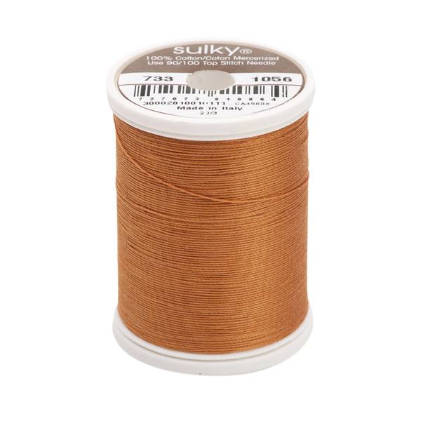 30 Wt Cotton Thread 500yds Medium Tawny Tan 1056
