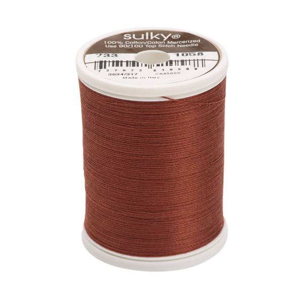 30 Wt Cotton Thread 500yds Tawny Tan 1058