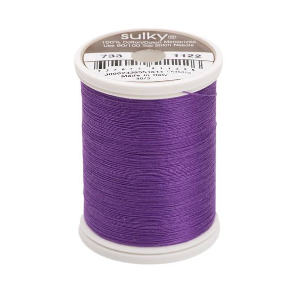 30 Wt Cotton Thread 500yds Purple 1122