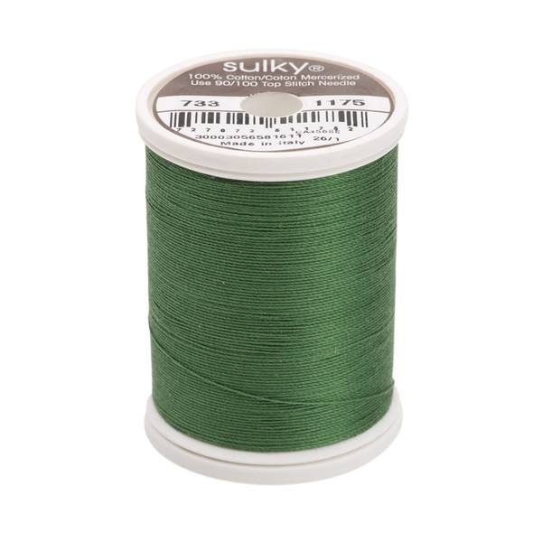 30 Wt Cotton Thread 500yds Dark  Avocado 1175