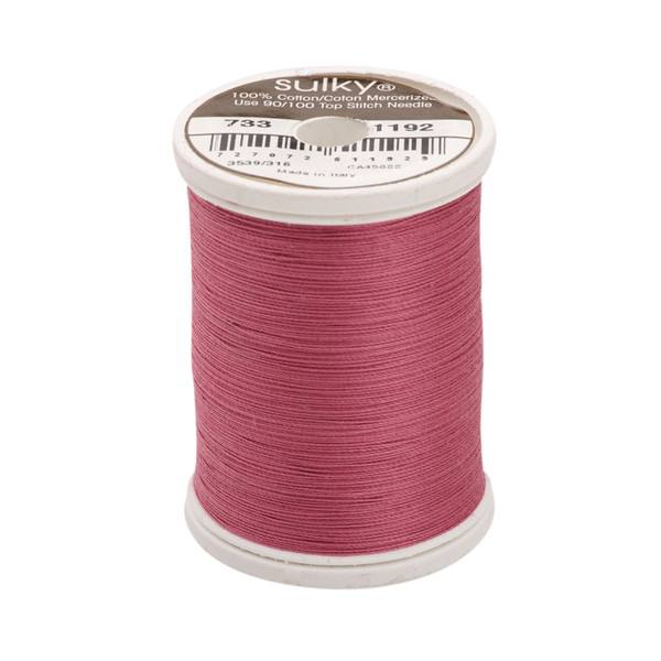 30 Wt Cotton Thread 500yds Fuchsia 1192