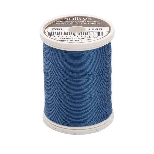 30 Wt Cotton Thread 500yds Slate Gray 1283