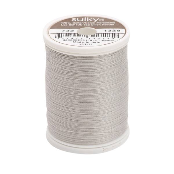 30 Wt Cotton Thread 500yds Nickel Gray 1328