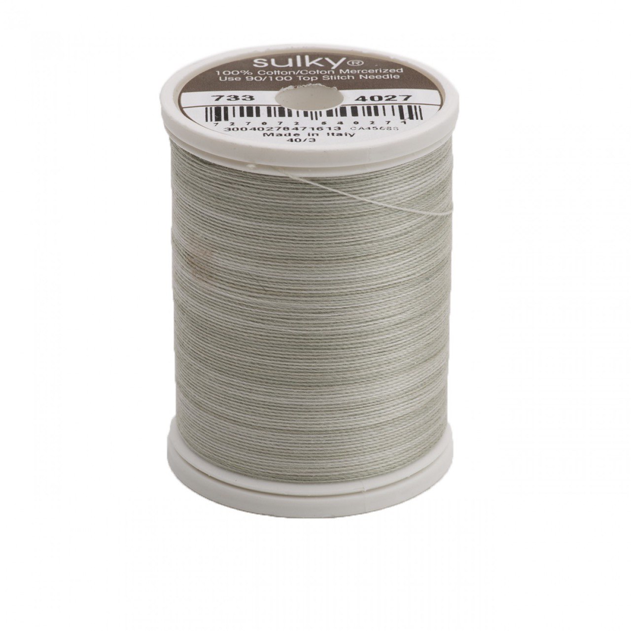 Blendables Thread 30wt 500yd Silver 4027
