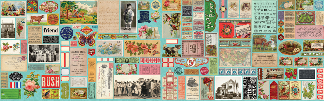 Flea Market Mix Patina - Quilt Panel