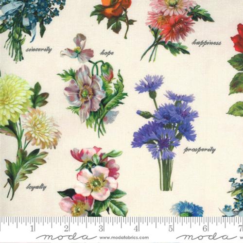 Flea Market Fresh Parchment - Botanicals - Quilt Fabric