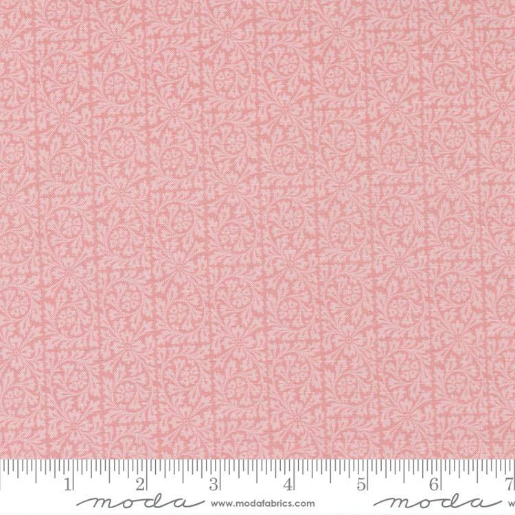 Junk Journal Blush - Playing Cards Damask - Quilt Fabric