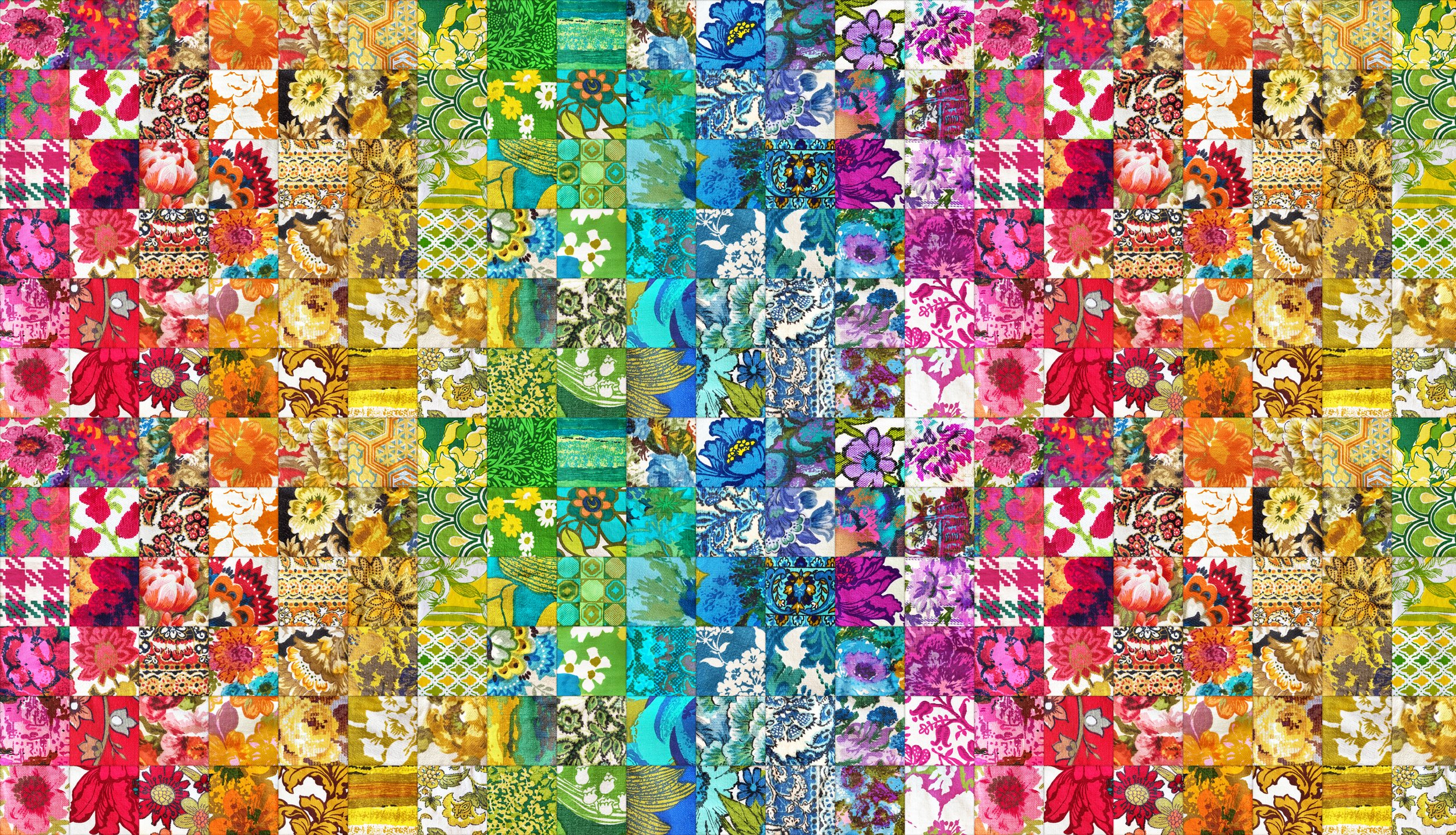Vintage Soul - Rainbow - Quilt Fabric