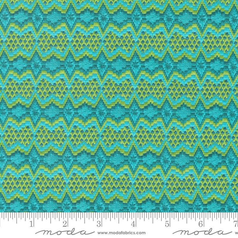 Vintage Soul Stripes - Teal - Quilt Fabric