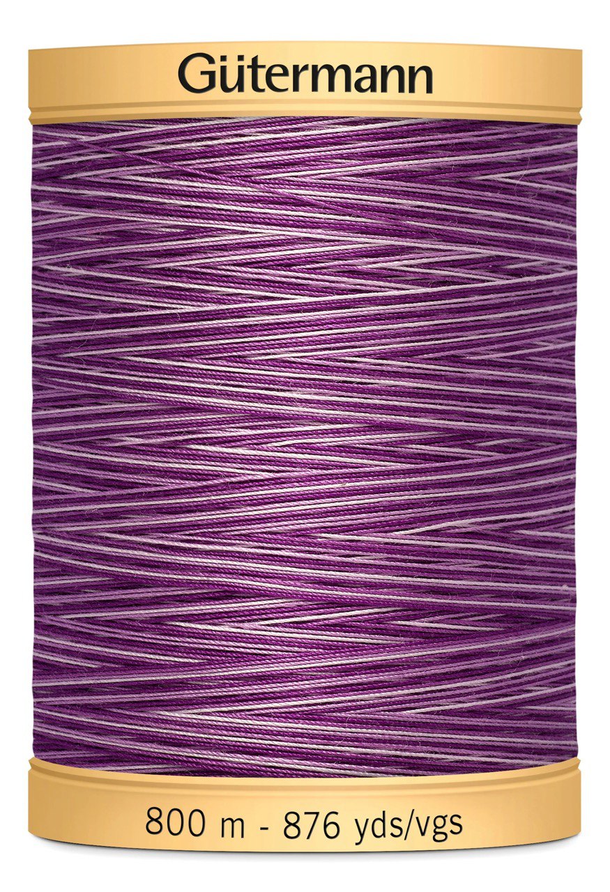 Variegated Cotton Thread 800m Purple Passion 9978